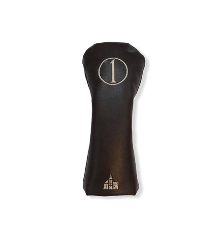 Dark Brown Leather Headcover - Driver