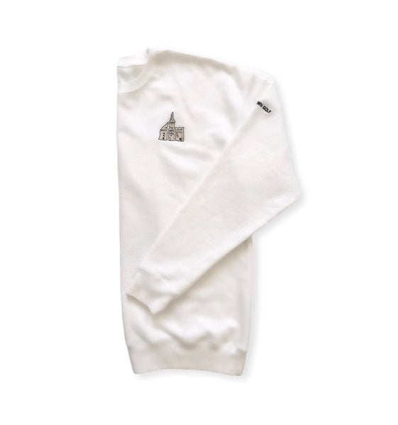 Front Nine Sweater - White