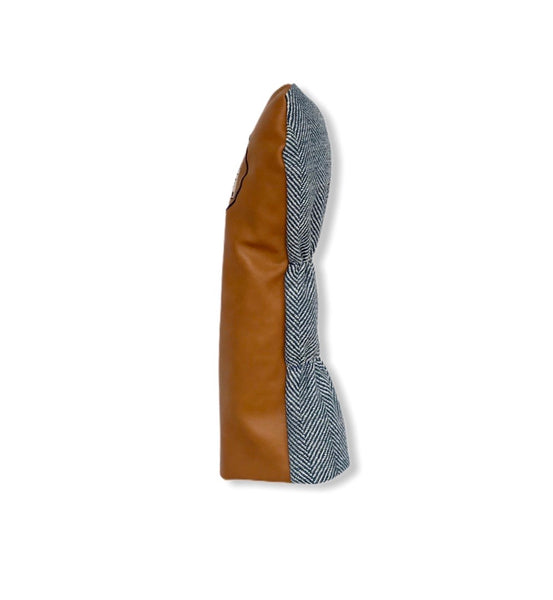 Leather & Twill Headcover - Driver