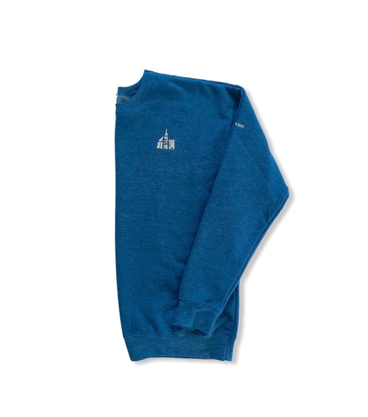 Front Nine Sweater - Heather Blue