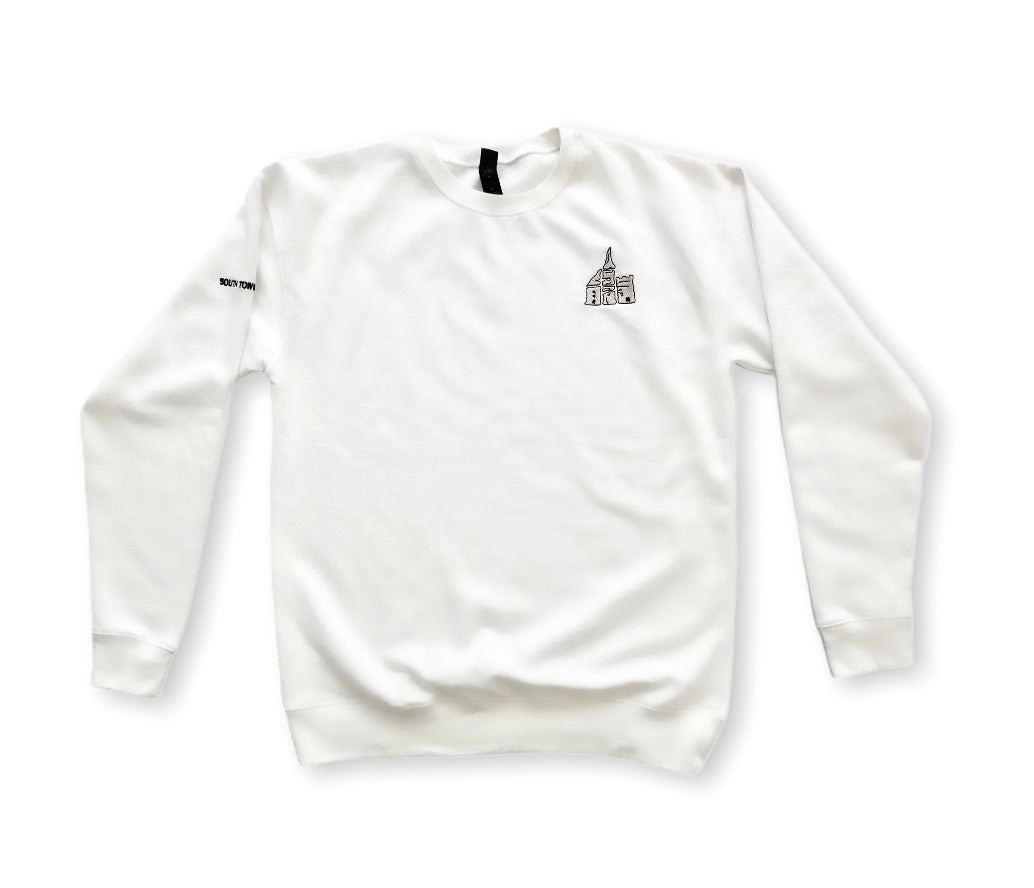 Front Nine Sweater - White