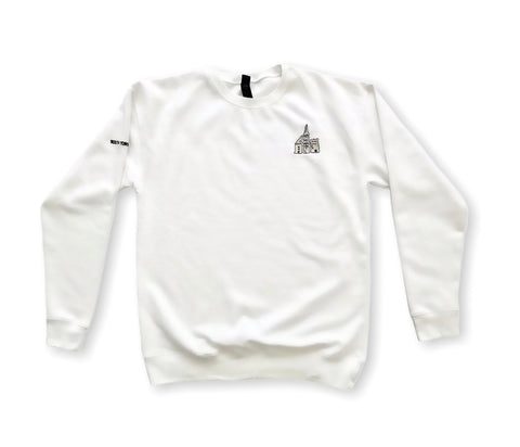 Front Nine Sweater - White